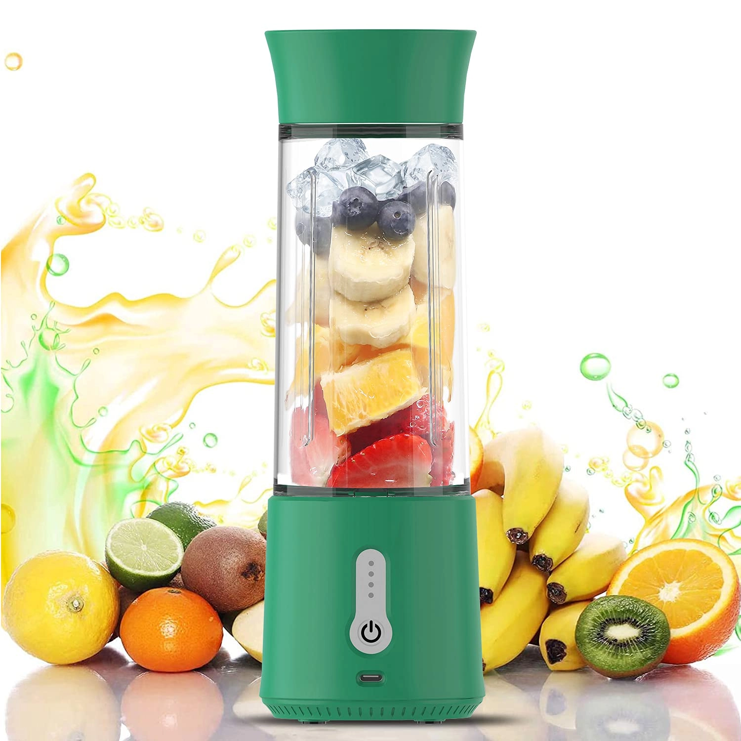 Portable Blender - USB Rechargeable Double-Click Safety