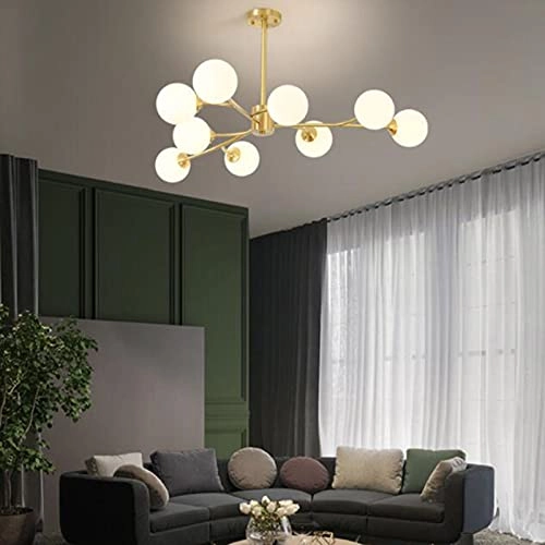 Molecular Chandelier - G9 Copper and glass 90*27*30cm