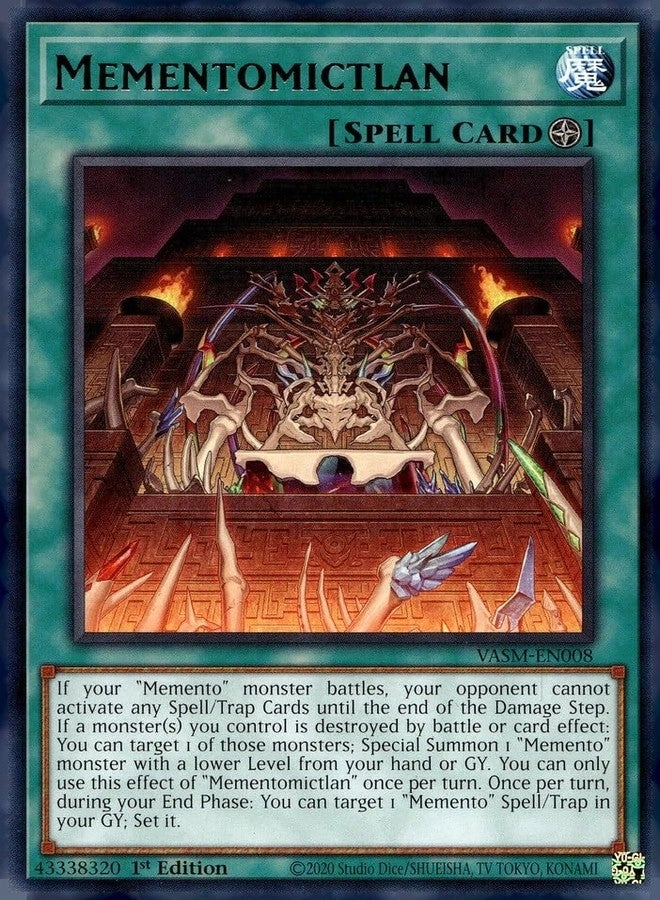Yu-Gi-Oh! Mementomictlan VASM-EN008 - 1st Edition