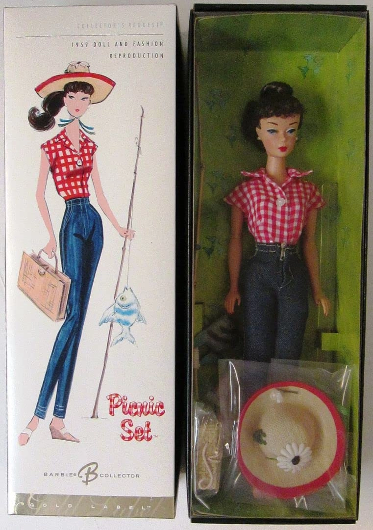 Mattel Barbie Doll Reproduction Picnic Set