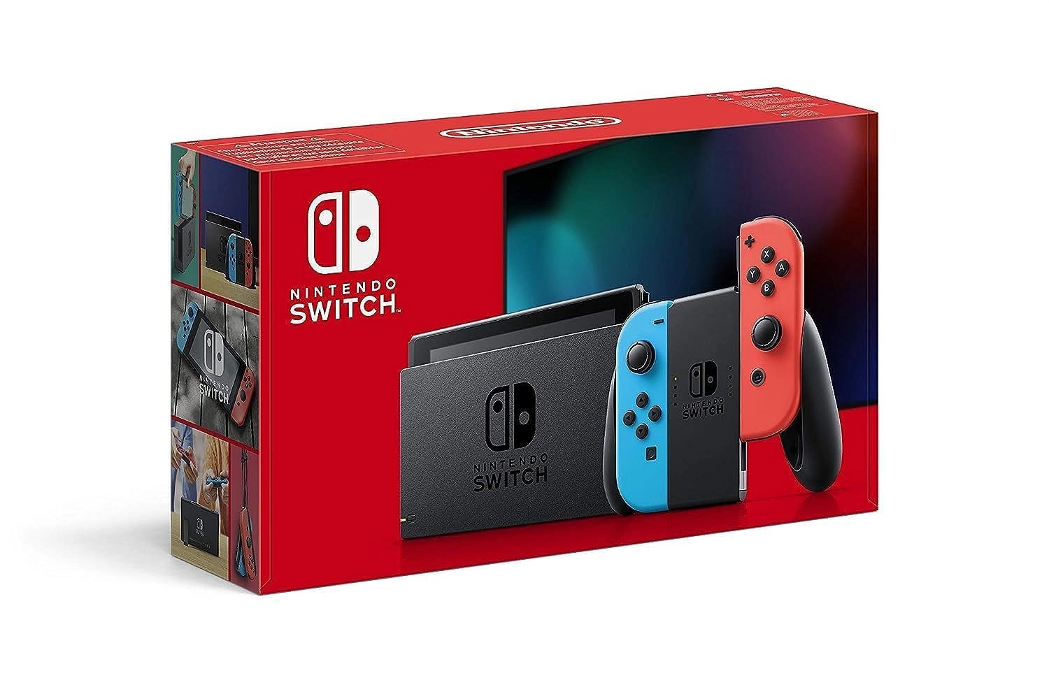 Nintendo Switch - Extended Battery Neon Red/Neon Blue