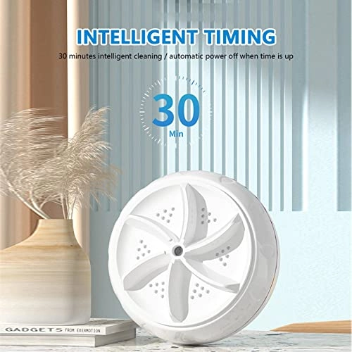 Mini ultrasonic washing machine - USB Powered Portable Lightweight