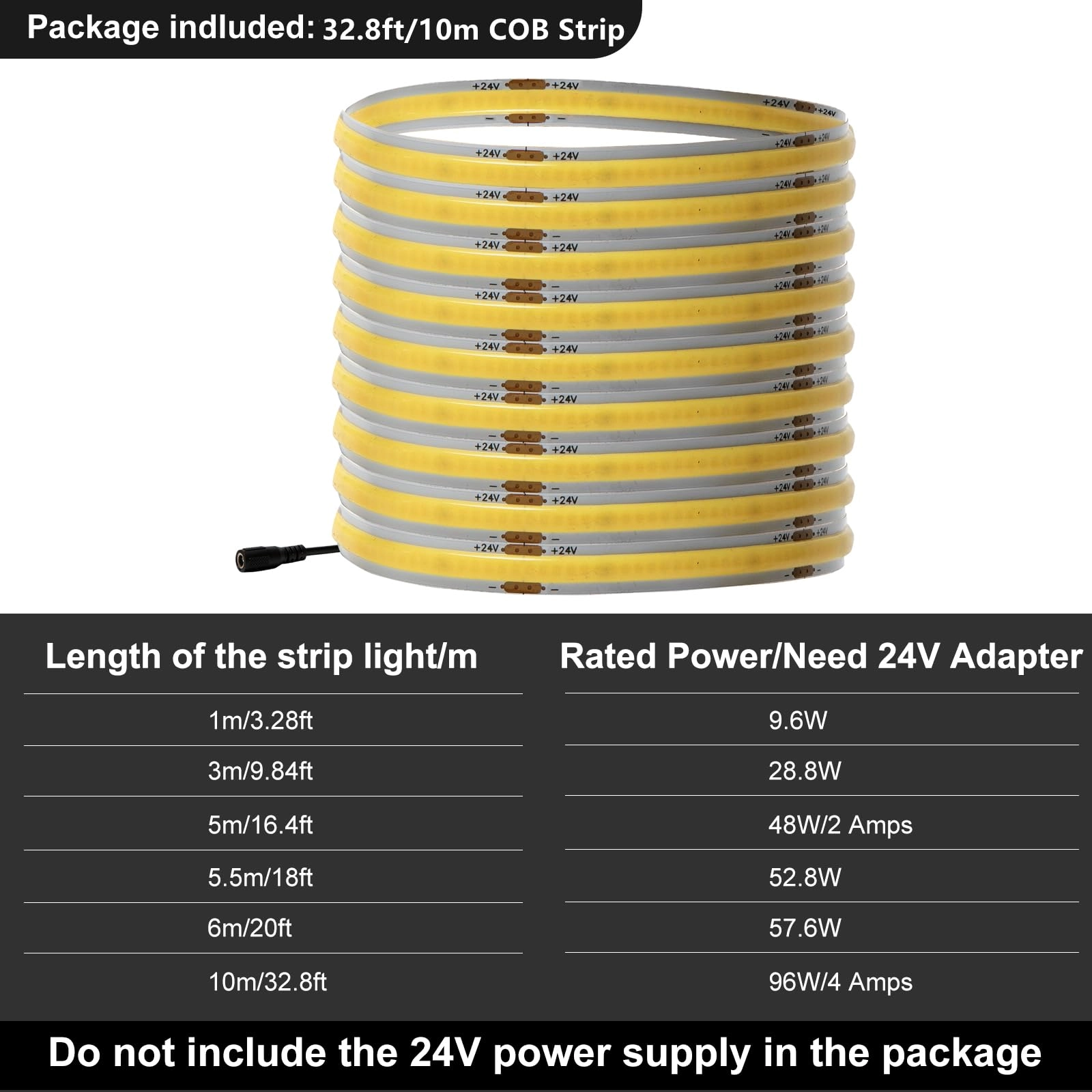 COB LED Strip - 10 Metres