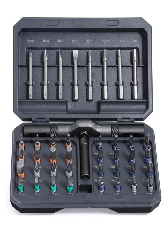 LeCoirrax Magnetic Multi-Bit Screwdriver Set (42 Pcs)