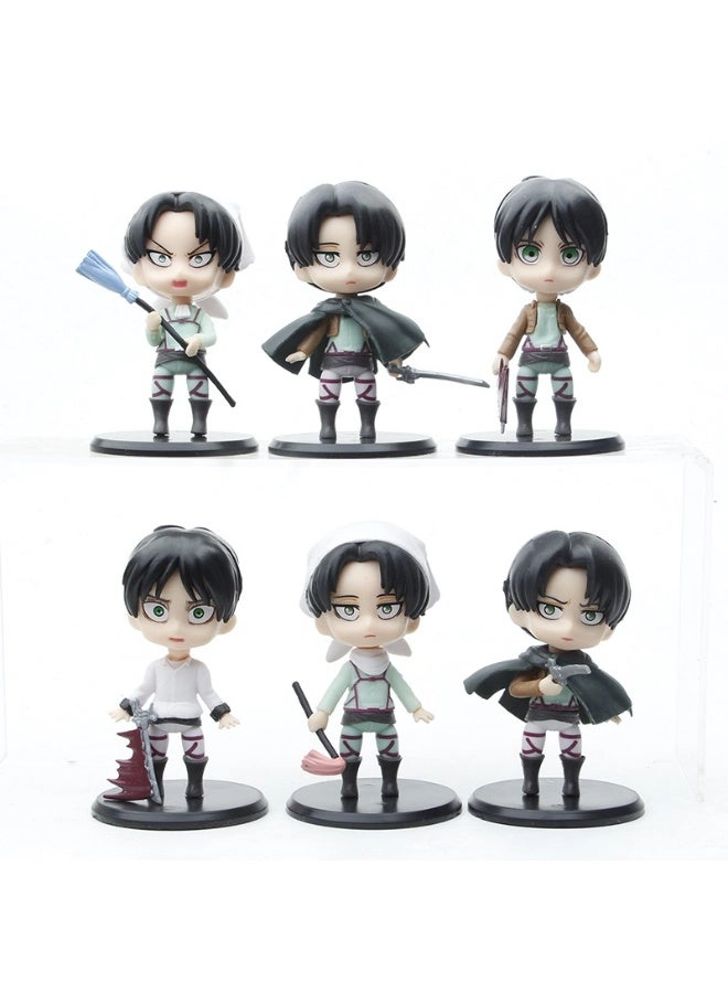 Generic Attack on Titan Characters Cake Topper - 10cm Bundle