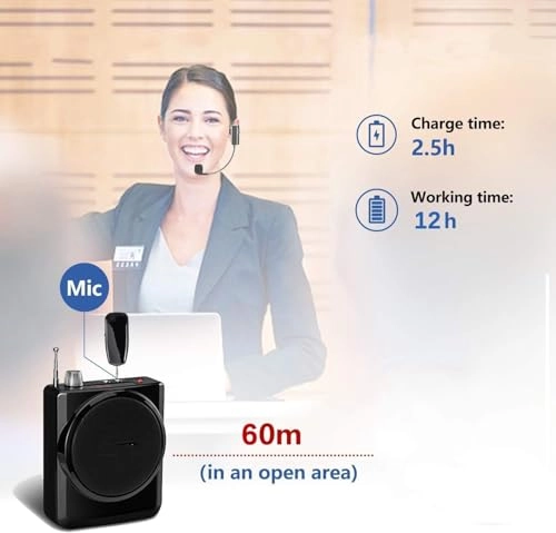 Wireless Microphone Headset - 2.4GHz UHF