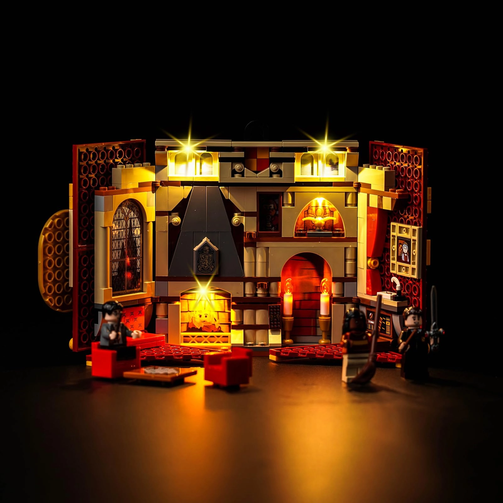 PIPART LED Light Kit for Lego 76409 Gryffindor House Banner - Battery Powered LED