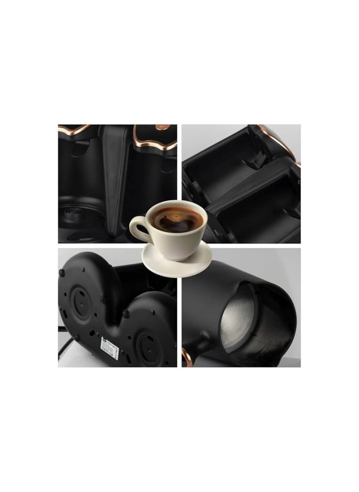 Turkish Coffee Maker Dual 600W Programmable 10-Cup