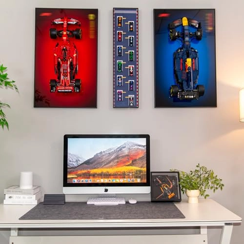 Speed Champions Wall Frame - 71049 29.5 x 7.8 IN Silver