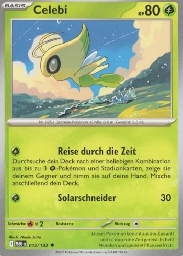 (Near Mint) MEG 012 - Celebi - German