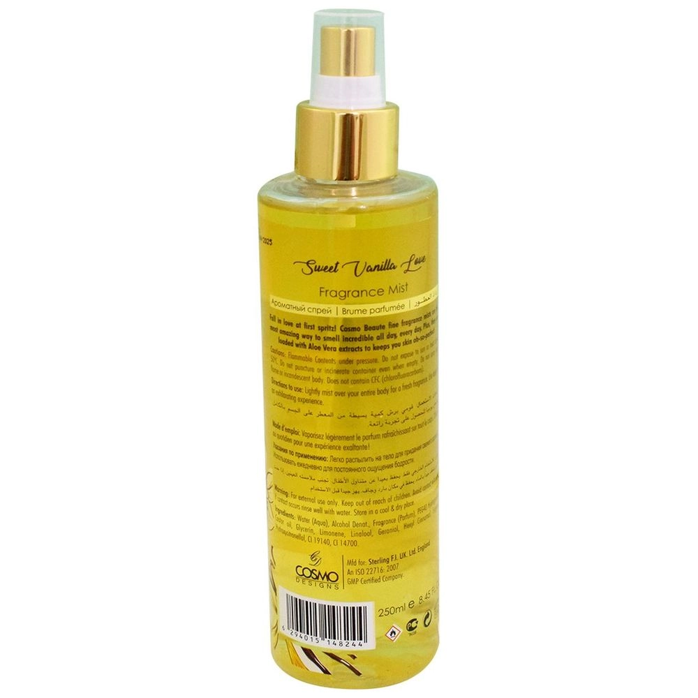 Body Mist - 250ml Sweet Vanilla Love