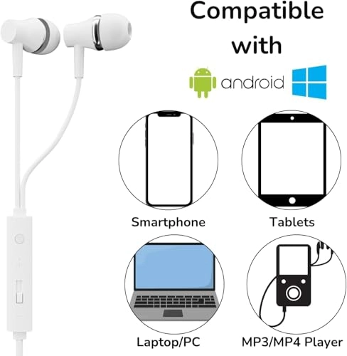 EF-WHT-3.5MM-LNLAX Wired Earbud Bundle