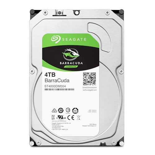BarraCuda 3.5" 5900rpm 64MB SATA 6Gb/s (ST4000DM004) - 4TB