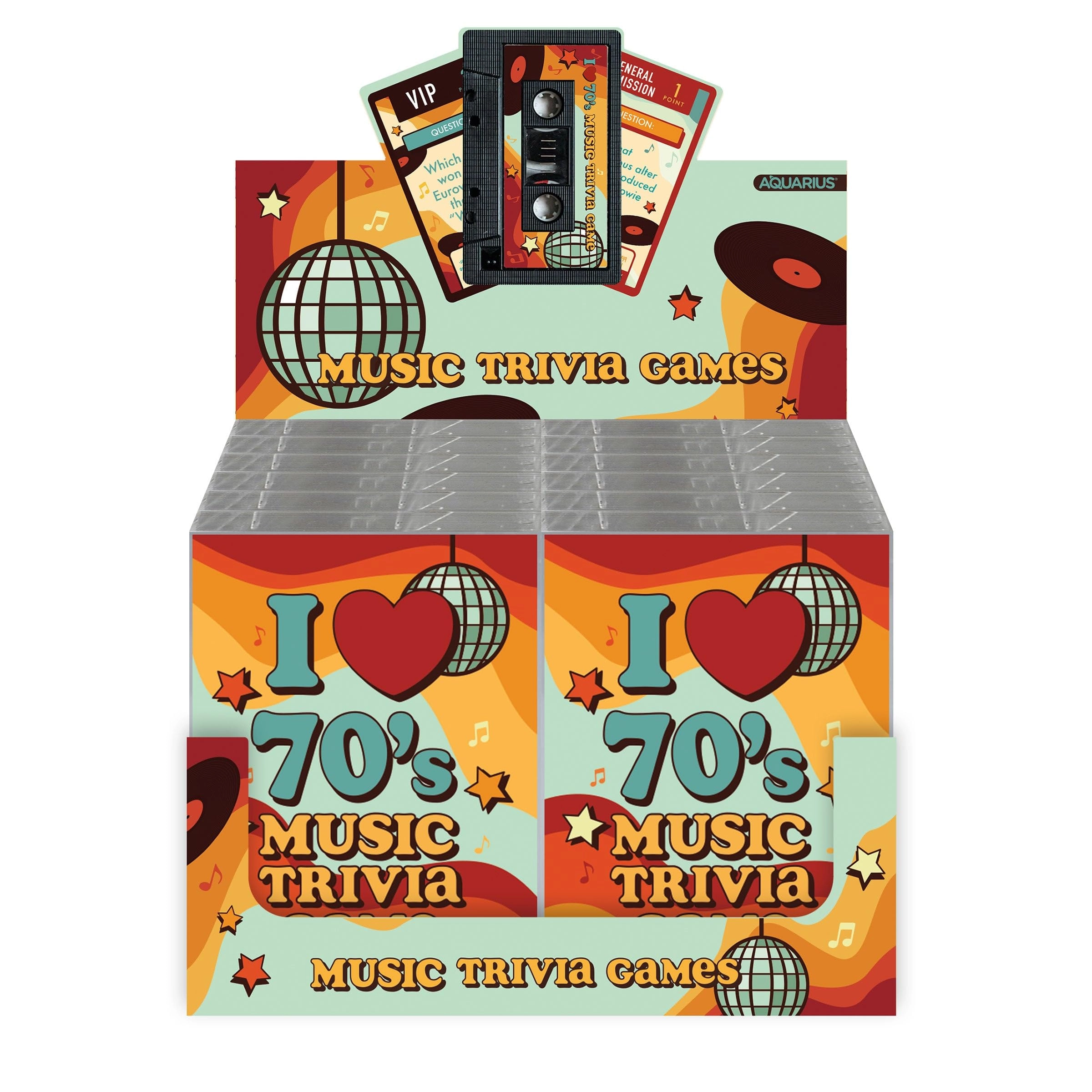 Aquarius I Love 70's Music Trivia - Card Game
