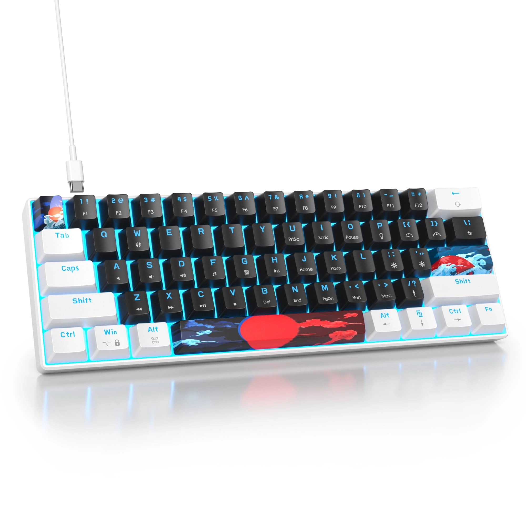 65 Percent Mechanical Gaming Keyboard - Wired