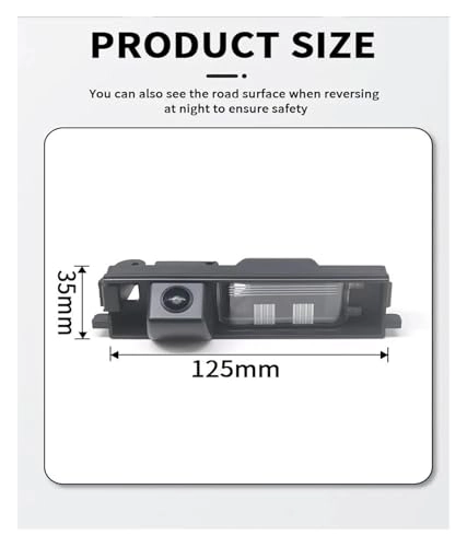Rear View Parking Camera - Night Vision Wired or Wireless 1280 x 720 Pixels