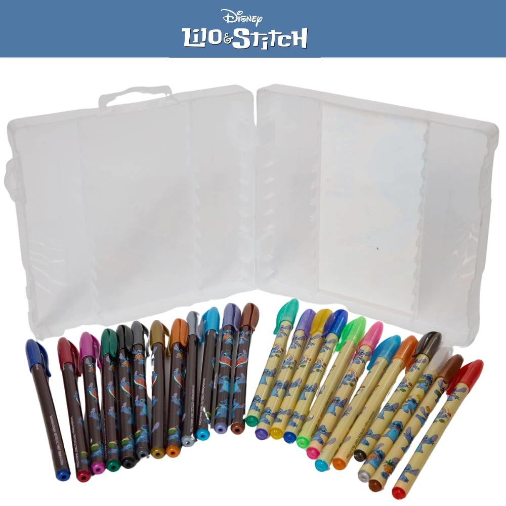 Lilo and Stitch Gel Pen Set - 24 Pack 0.5mm