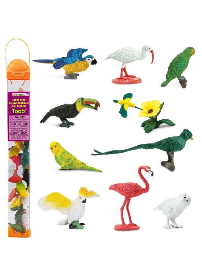 Safari Ltd Exotic Birds TOOB 10 pcs