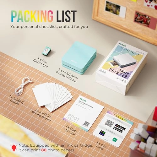 Photo Printer PP01 - Portable Green