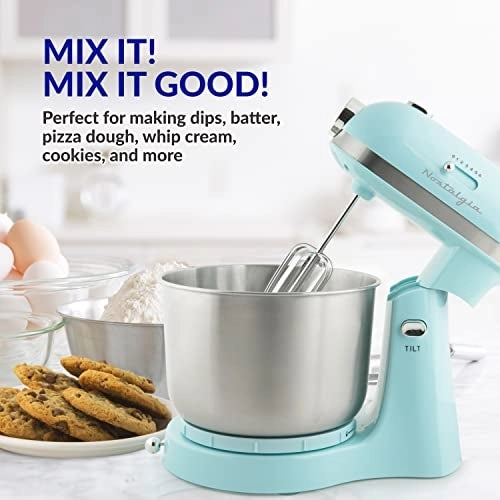 Classic Retro Professional Stand Mixer - 35 Qt 300 watts