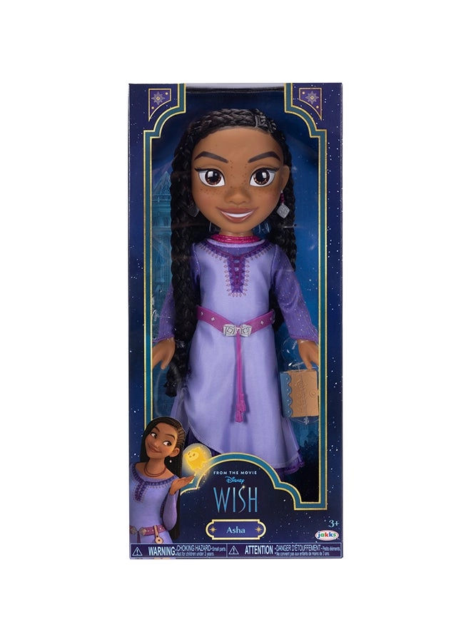 Disney Asha Core Doll - 15-Inch Purple Ages 3+