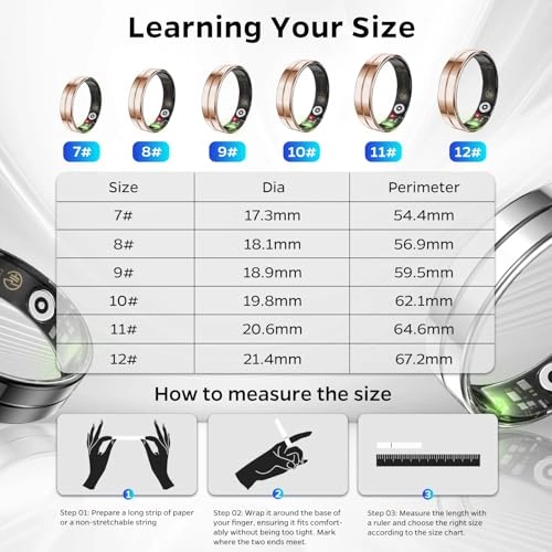 Upgrade Smart Health Ring - 7