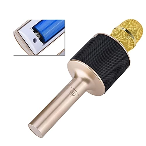 Karaoke Bluetooth Microphone - 4 Hour Playtime TF Card Slot RGB LED Lights