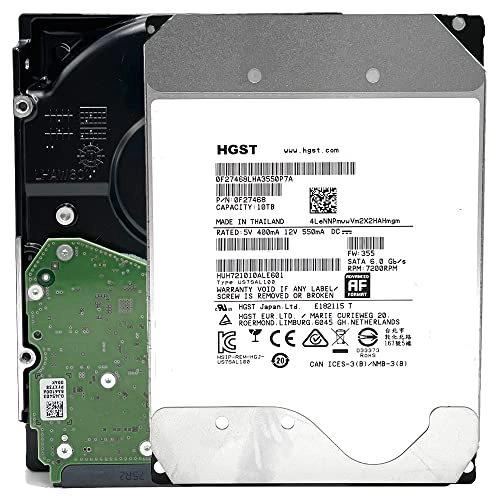 (Renewed) He10 3.5" 7200rpm 128MB SATA 6Gb/s (HUH721010ALE601-MDD) - 10TB