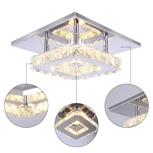 Mini Dimmable Crystal Chandelier