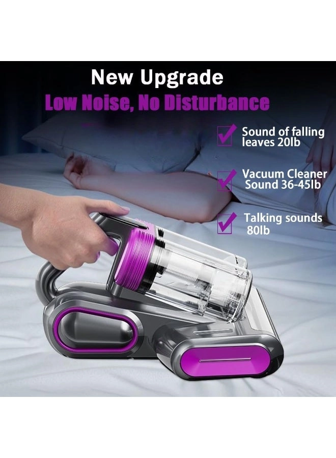 Handheld Deep Mattress Vacuum Cleaner - 10Kpa Low Noise Cordless