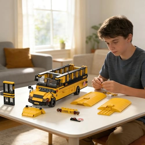 School Bus Building Set (HK01-0098-10002)