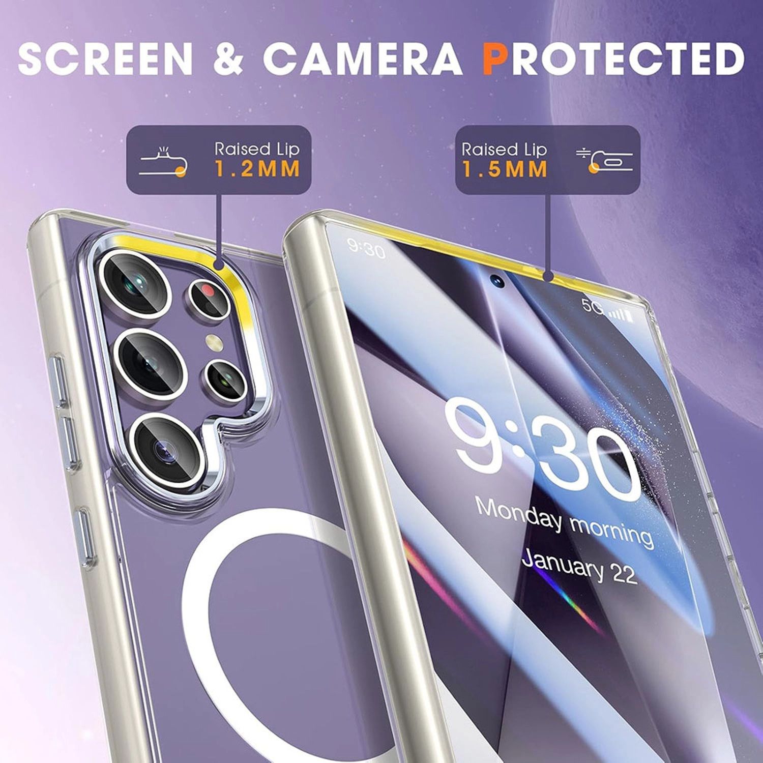 Clear Screen Protector for Samsung Galaxy S24 Ultra