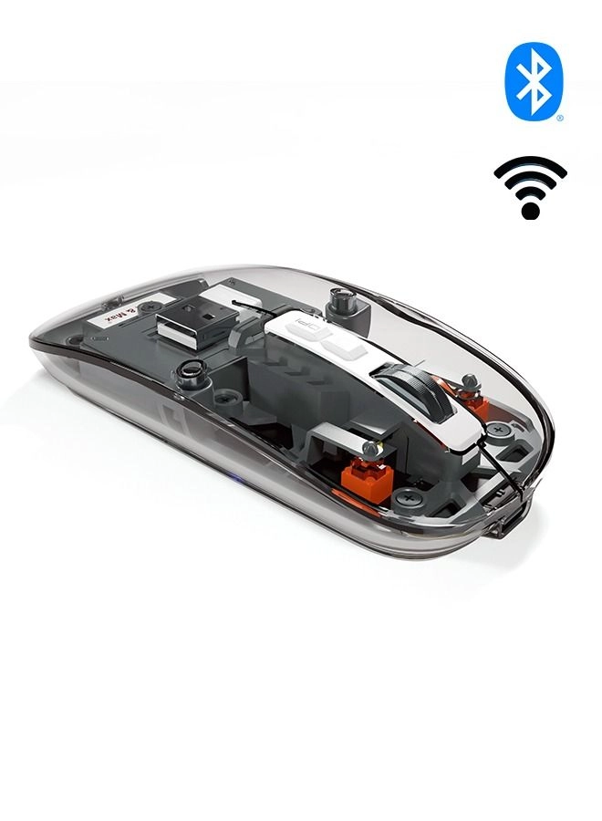 MXM-T901 Transparent Mouse - Wireless