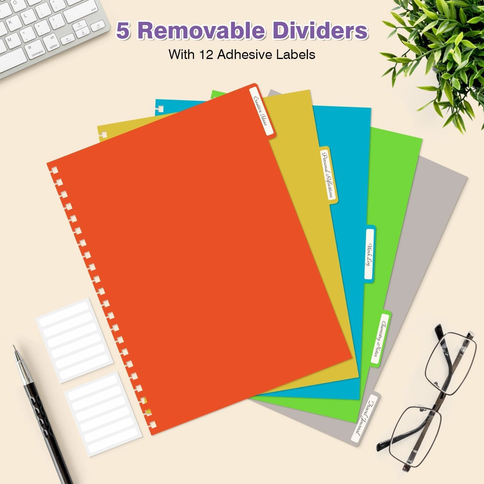 5 Subject Notebook A5 Spiral - Lined 150 Sheets