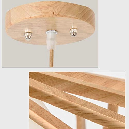 Japanese Log Chandeliers