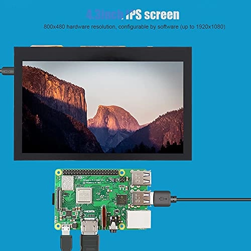 Raspberry Pi Touchscreen Monitor - 3096674277 4.3 inch 800x480