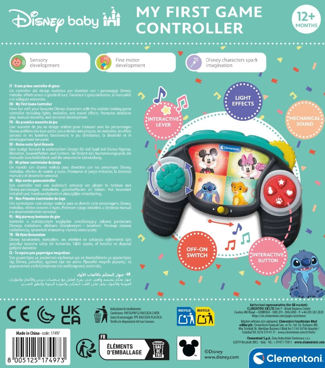 Baby My 1st Game Controller Mickey Mouse - 12 months+