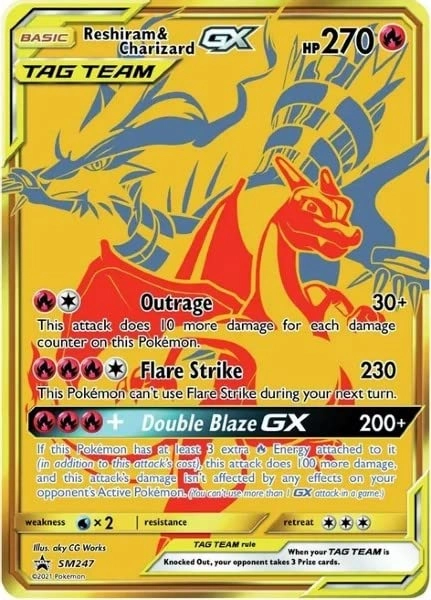 Pokémon Reshiram & Charizard GX