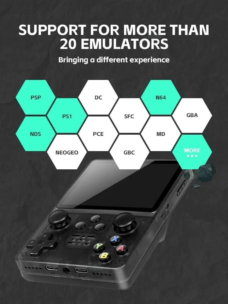 Retro Handheld Game Console - 10,000+ games Linux 3.5 inch IPS