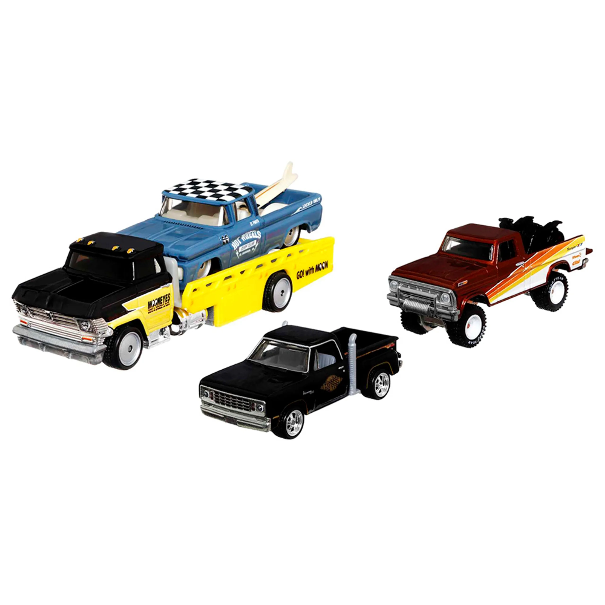 Track Day Collector Playset - 1:64 4pcs
