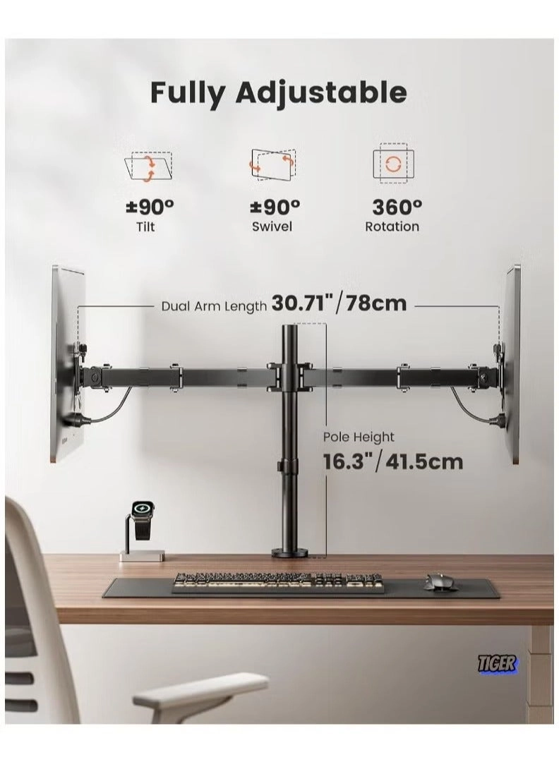 Dual Monitor Desk Mount Stand - 2