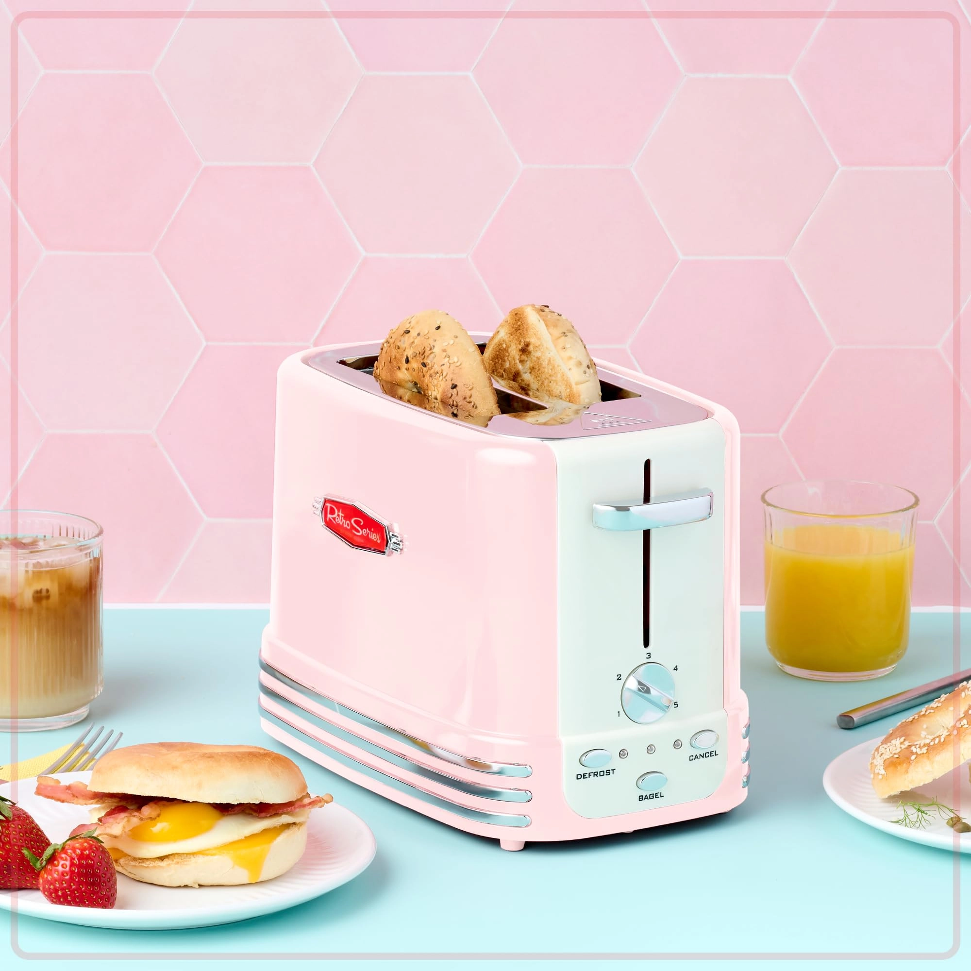 Retro Wide 2-Slice Toaster