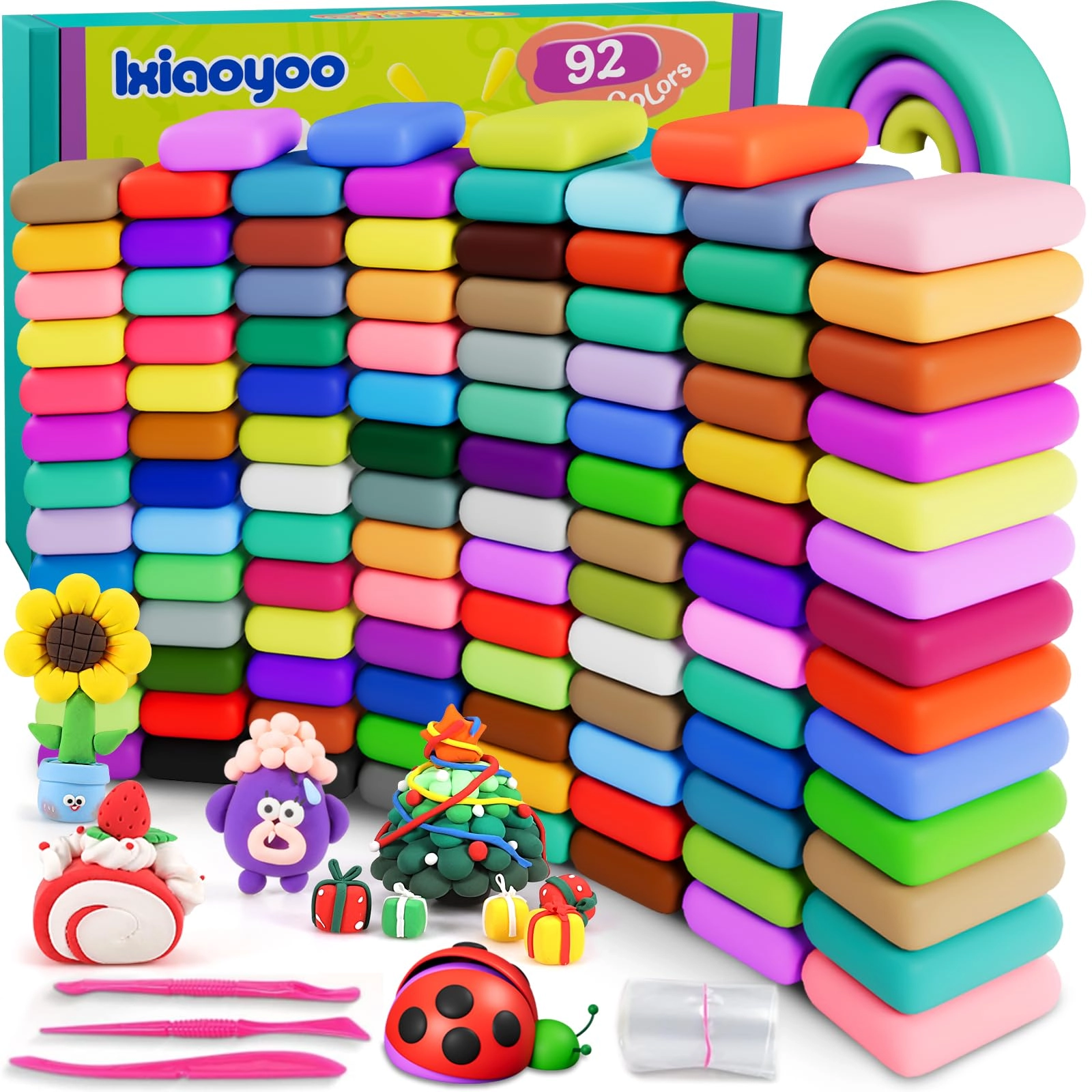 Ixiaoyoo Modelling Clay - 3+ years 92 pieces