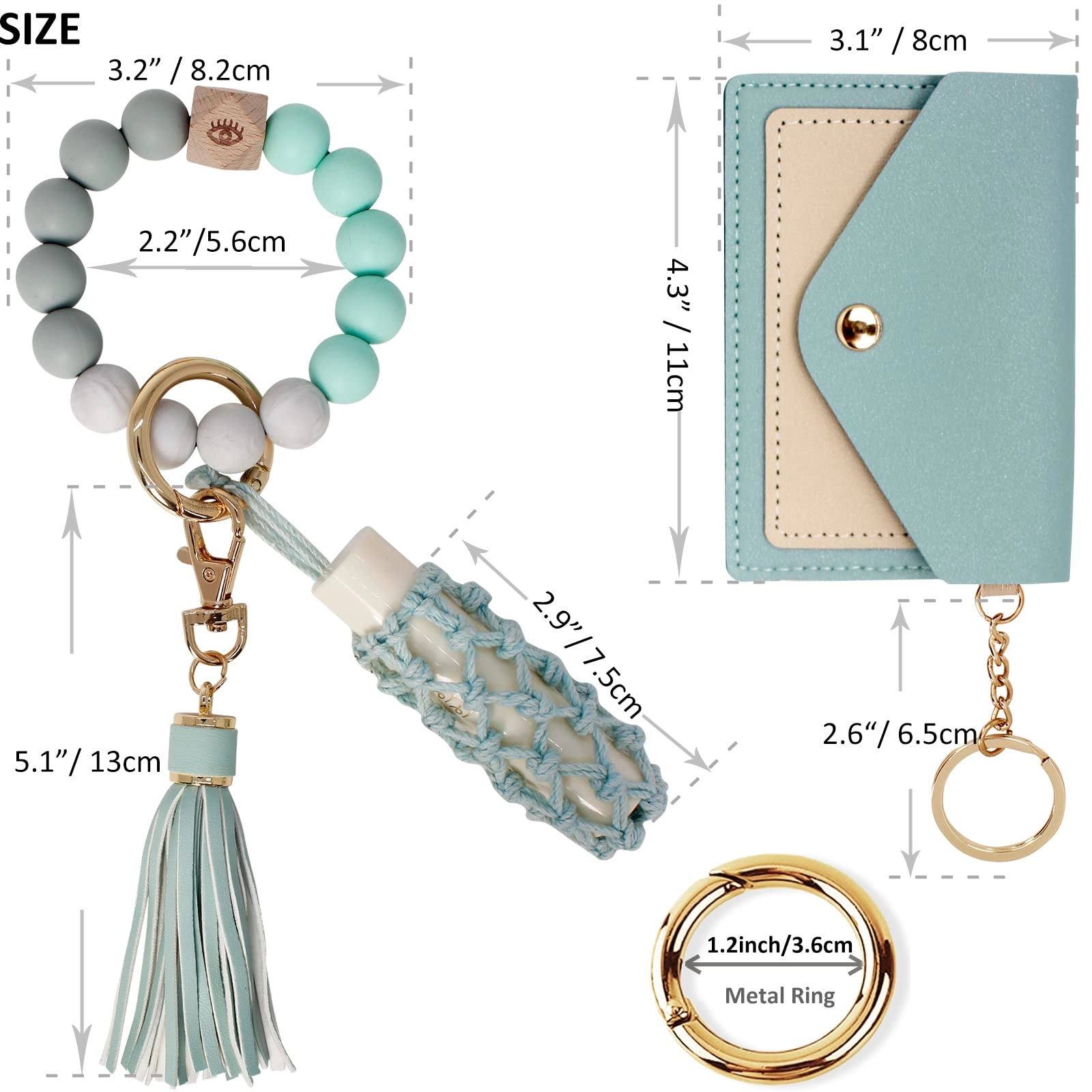 Silicone Key Ring Bracelet - Car