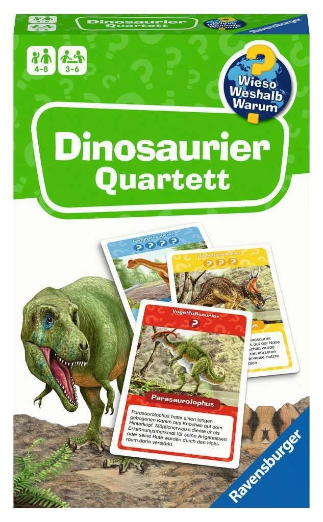Ravensburger Spieleverlag Wieso? Weshalb? Warum? Dinosaurier Quartett