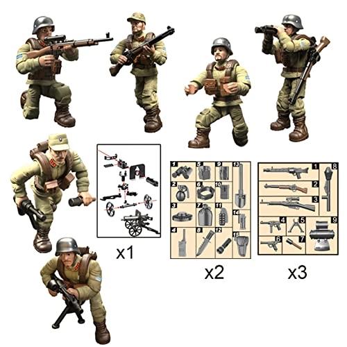 XJ9902 - 6 piece(s) Army - Military