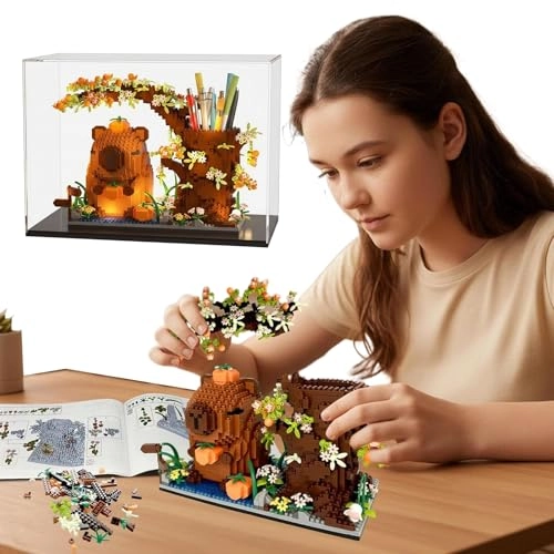 Capybara Pen Holder Building Block Set - 1880 pcs