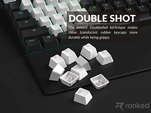 Rubber Keycap Set - OEM Profile Pistachio 23 Keys