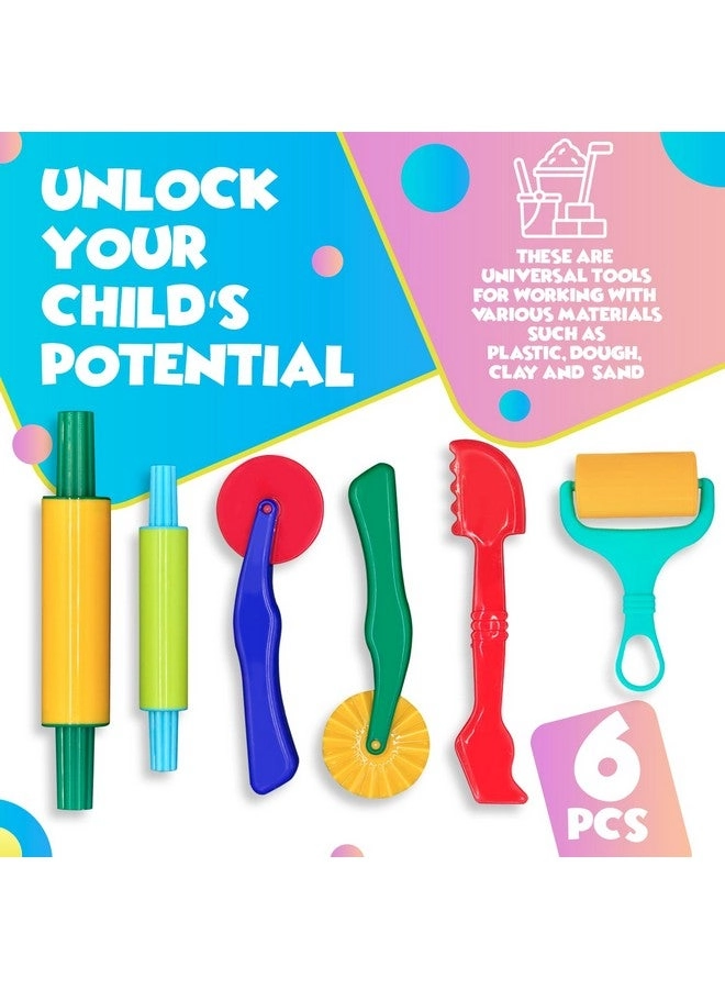 Clay and Play Dough Tools - 6pcs