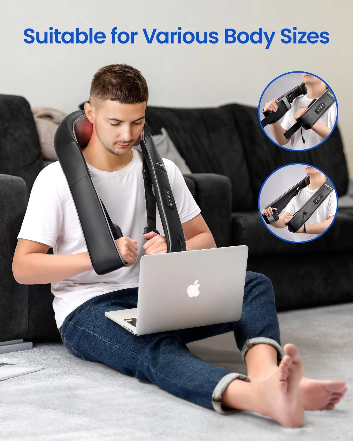 RP-SNM066-BK - Shiatsu Neck Massager